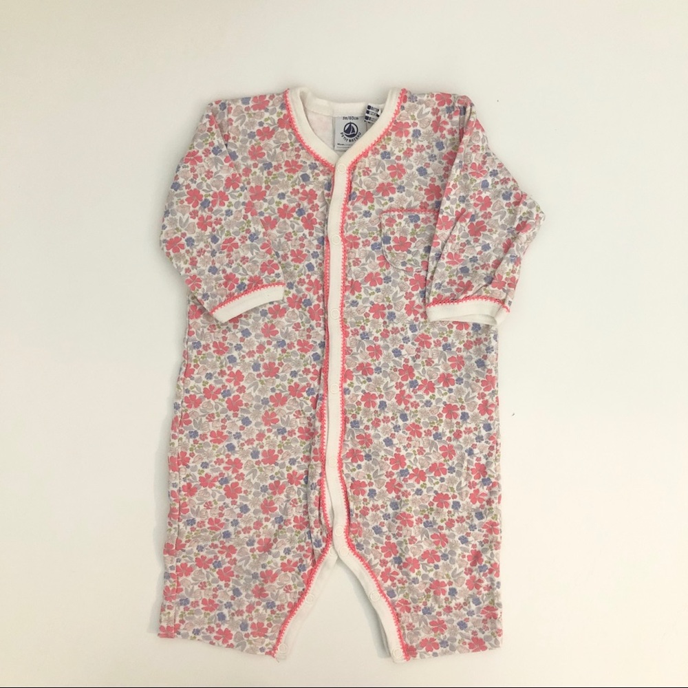 Petite Bateau romper. 3 months